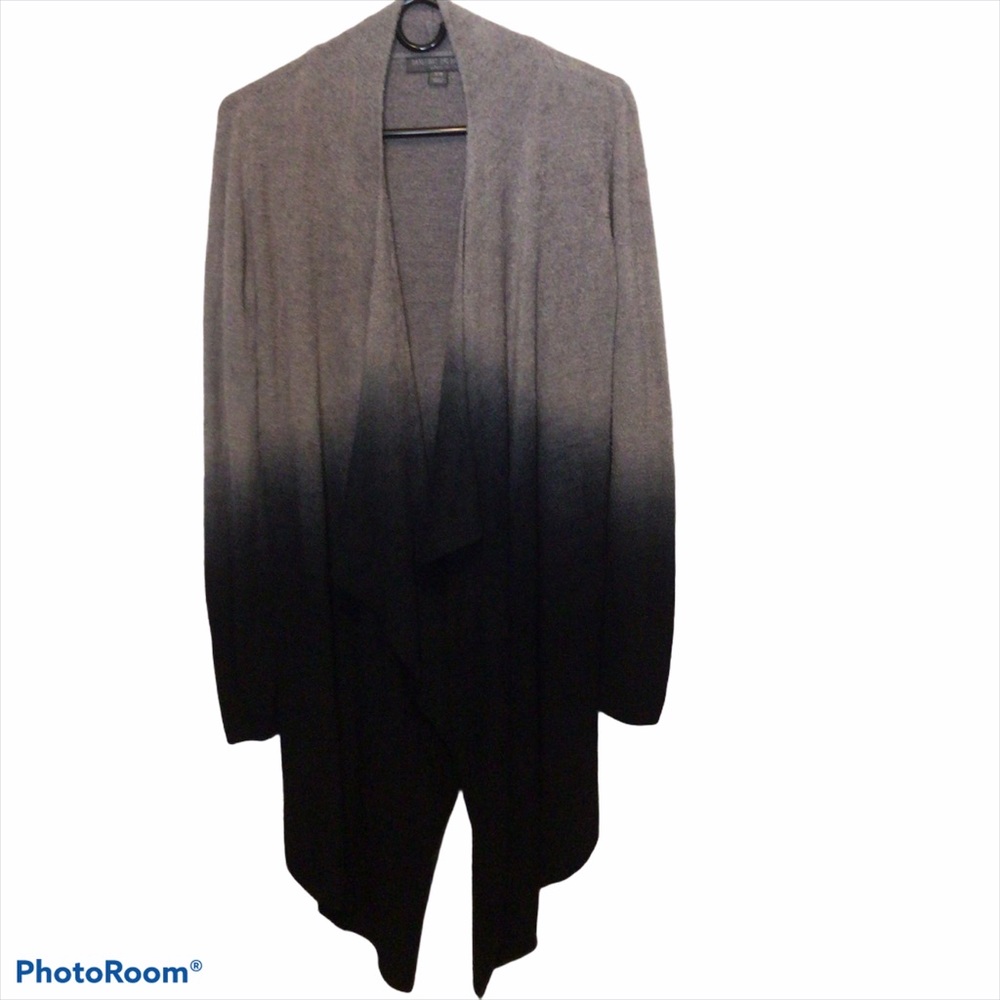 Barefoot Dreams Ombre Cardigan - Gray and Black